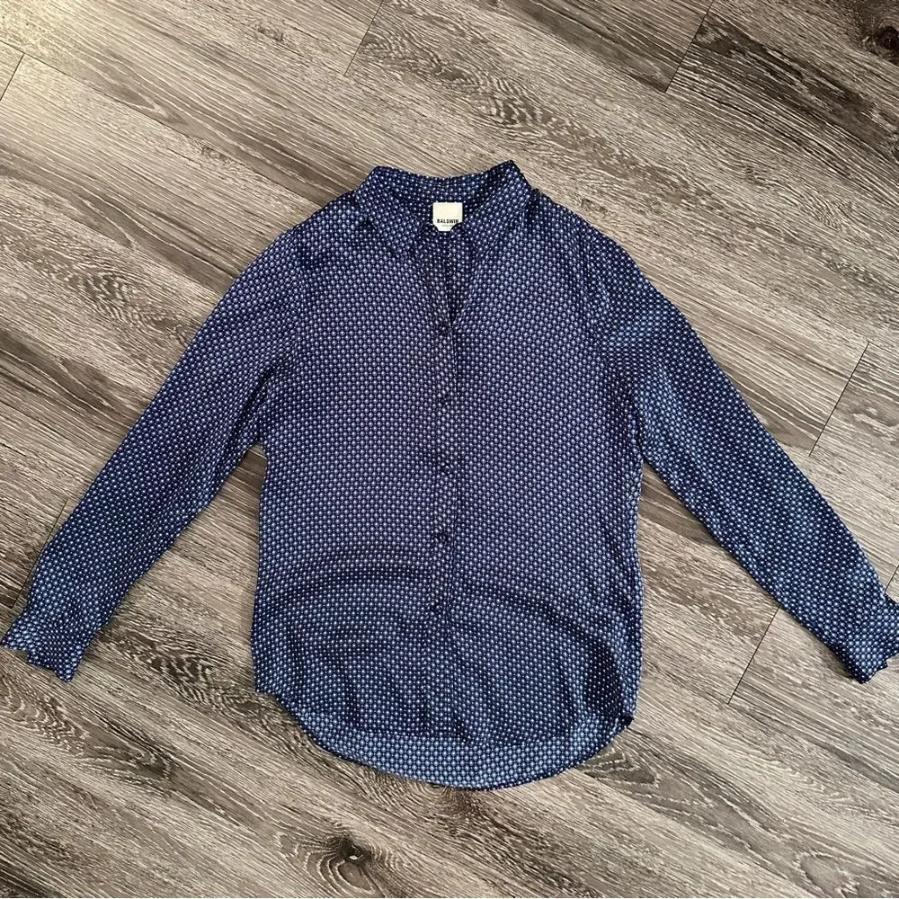 Baldwin Silk Button Down - Picture 1 of 9